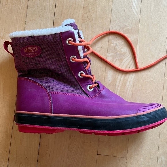 Keen Elsa Waterproof Boots in Purple 6 - Picture 5 of 13